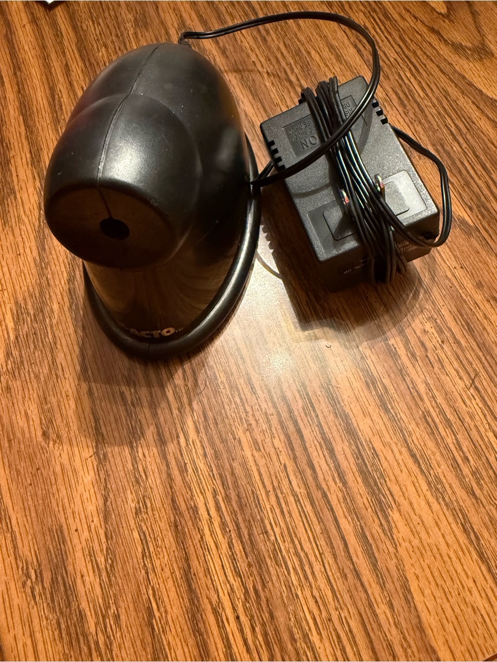 Black Electric Pencil Sharpener with Cord